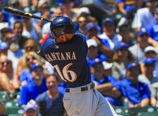 Domingo Santana batea de 5-4, incluye dos dobletes