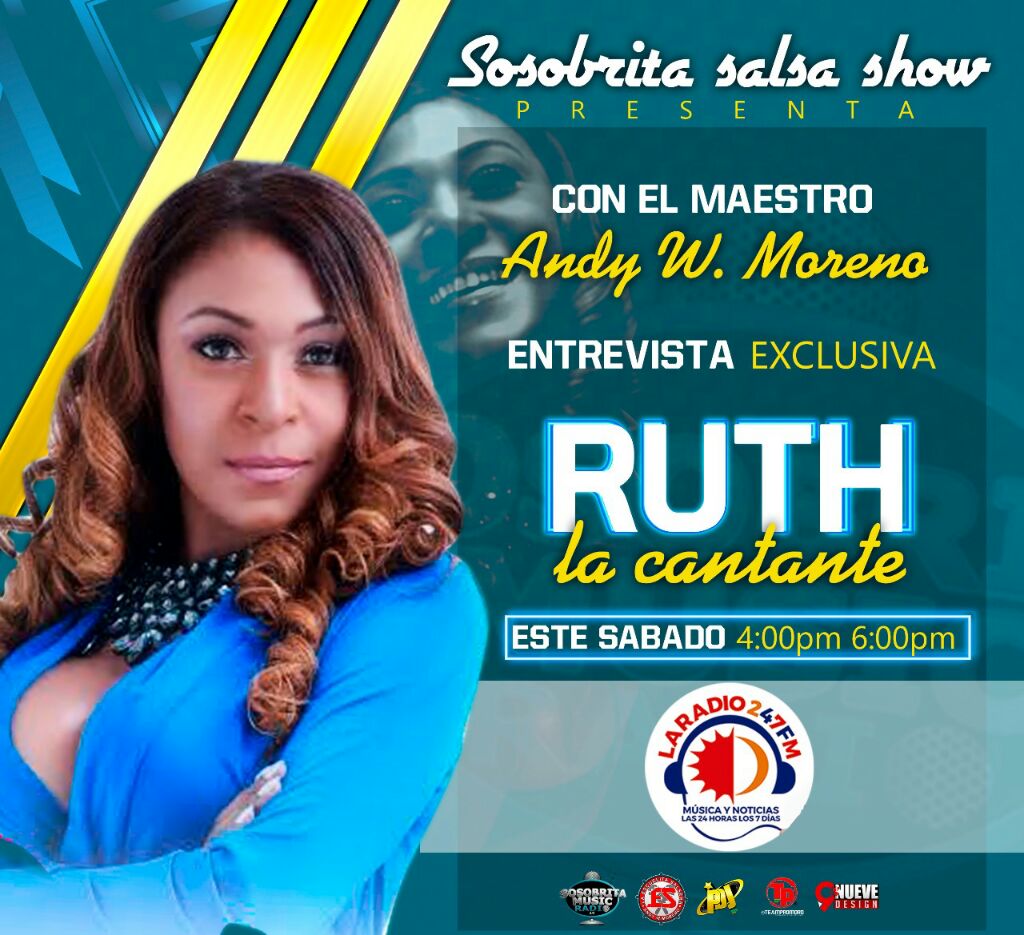 RUTH LA CANTANTE A LAS 4 DE LA TARDE CON EL MAESTRO ANDY WILSON MORENO NO DEJES QUE TE CUENTEN  SOSOBRITA SALSA SHOW