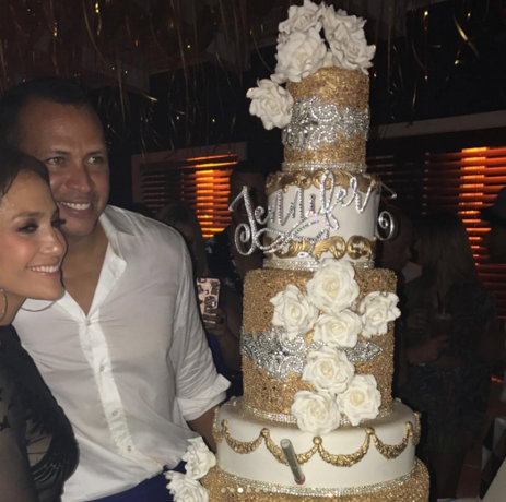 JLo. y Alex Rodríguez celebran su cumpleaños?