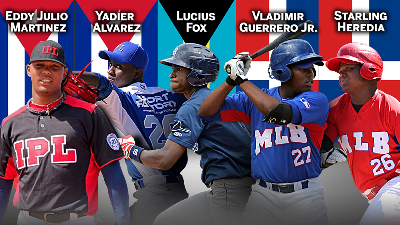 Cinco de los primeros siete prospectos de Grandes Ligas son dominicanos