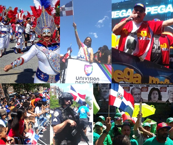 Miles asisten Parada Dominicana del Bronx, aunque menos que el año pasado
