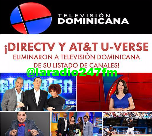 Llaman dominicanos a demandar que vuelvan a incluir a Televisión Dominicana en AT&T U-Verse y Direct TV