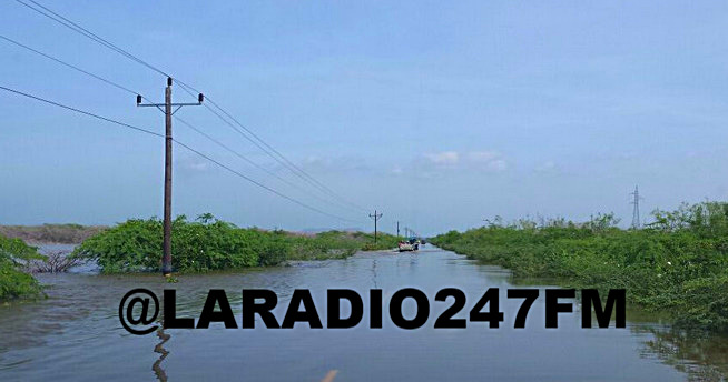 Crecida del río Yaque del Norte impide el tránsito entre Montecristi y Dajabón