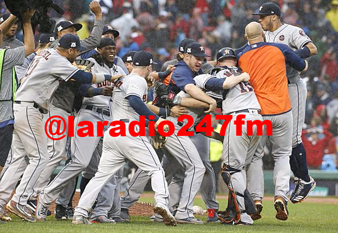 Astros avanzan a serie de campeonato Liga Americana Derrotan a los Medias Rojas de Boston con marcador de cinco carreras por cuatro