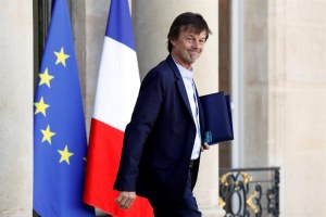 Dimite el ministro francés de Ecología, Nicolas Hulot, sin avisar a Macron