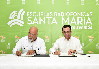 Educación, Andrés Navarro dará más apoyo a escuelas radiofónicas Santa María