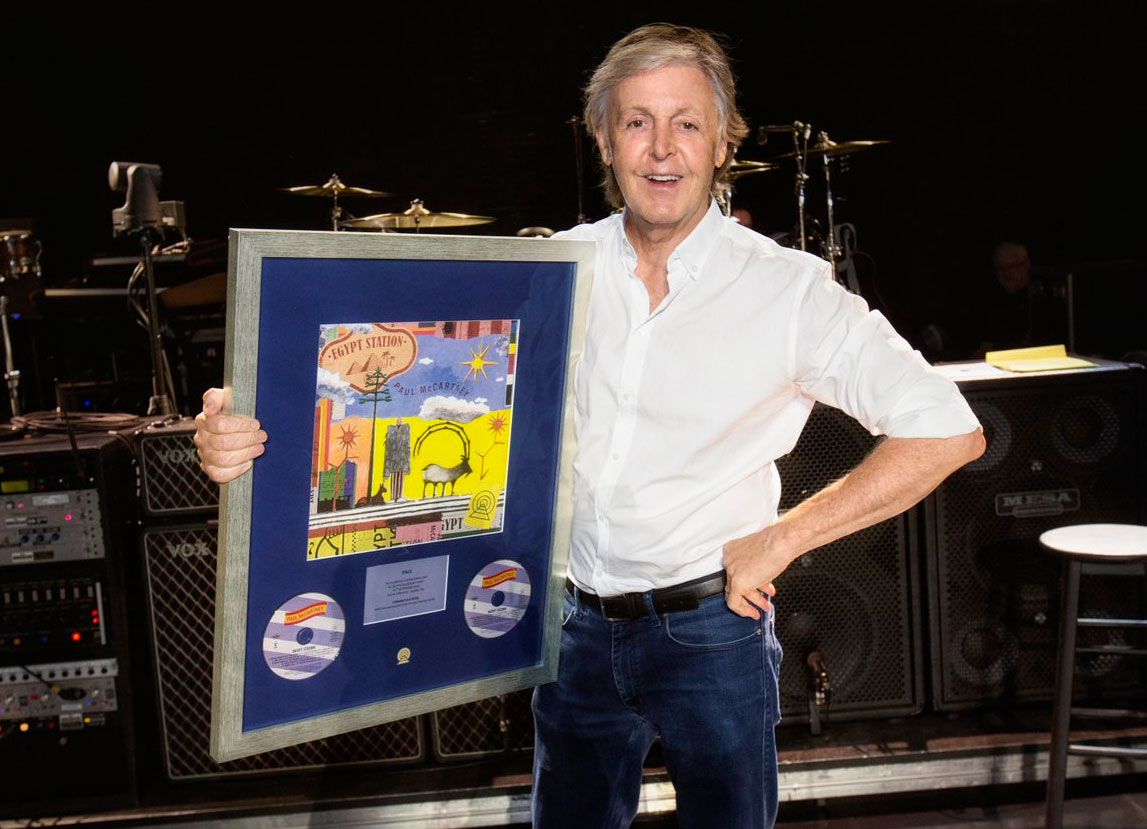 Paul McCartney vuelve al tope de ventas con “Egypt Station”