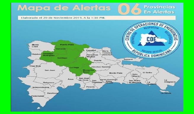 COE emite alerta verde a seis provincias por un sistema frontal NOTICIARIO DIGITAL #LARADIO2427FM