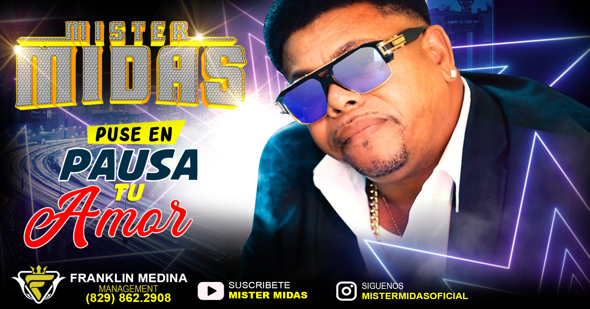 Mister Midas “Puso en pausa tu amor” y ahora bailará de alegría